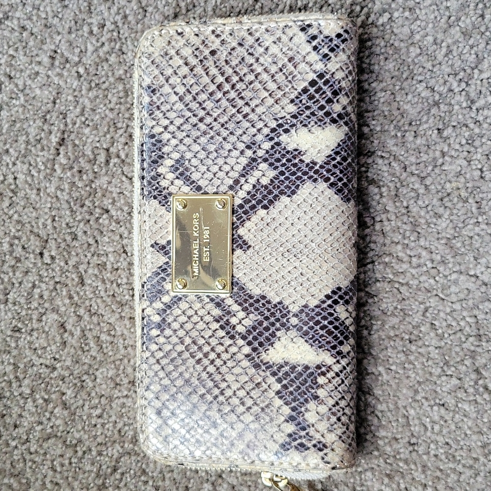 Michael Kors Collection - Python Wallet - image 1